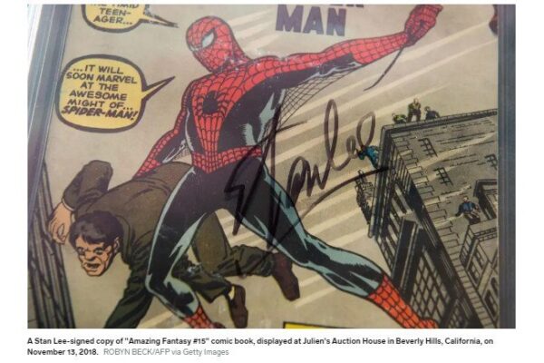 Комикс, в котором впервые появился Человек-паук, продают почти за $44 тыс.