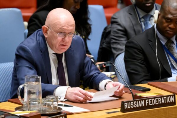 Постпред России при ООН Василий Небензя выступил на совещании Совбеза ООН